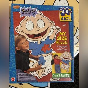 Vintage Rugrats 46 Piece My Size Puzzle 3 Feet Tall Tommy Pickles Complete 90s